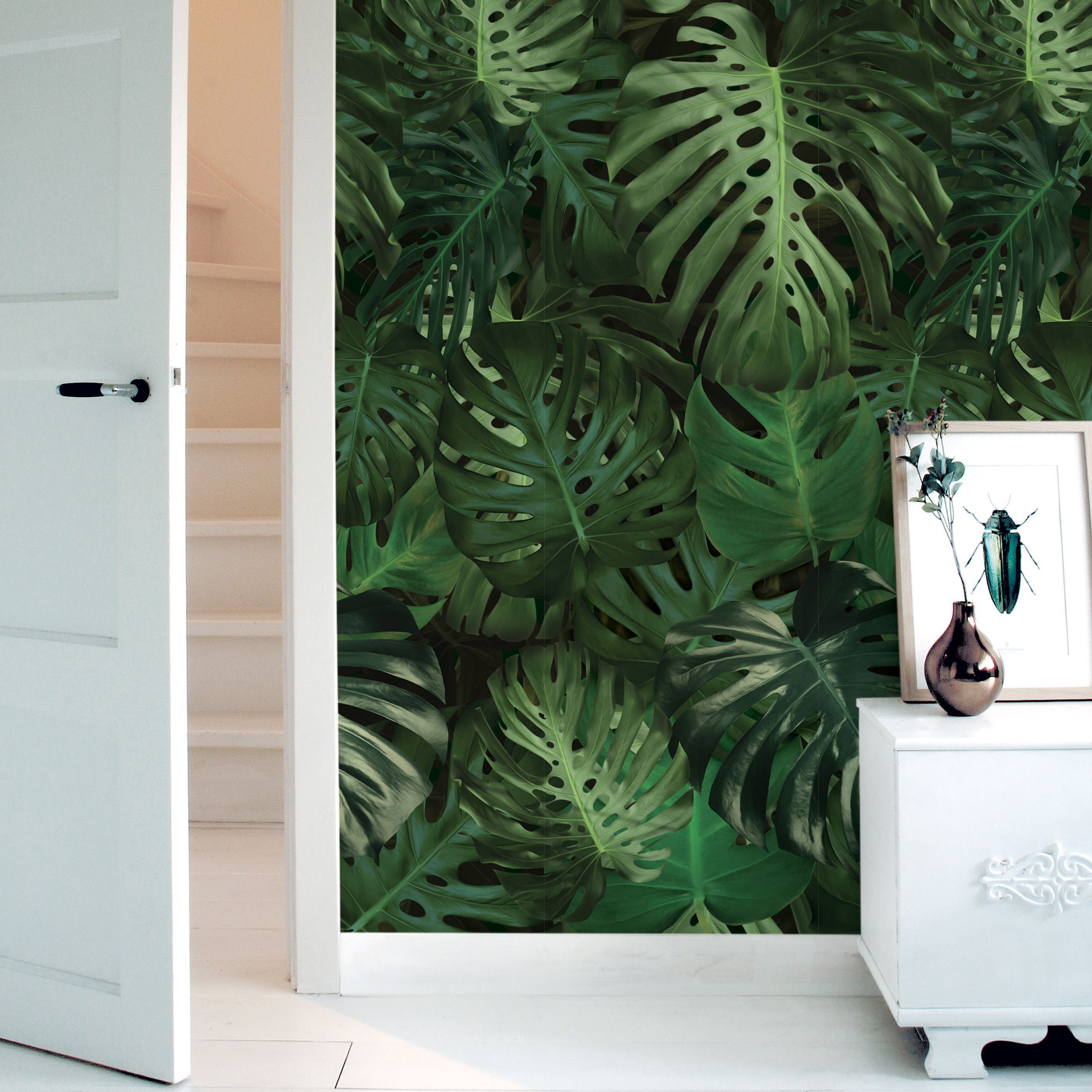 Behang Kek Amsterdam kek amsterdam monstera behang2 - Behang Kek Amsterdam