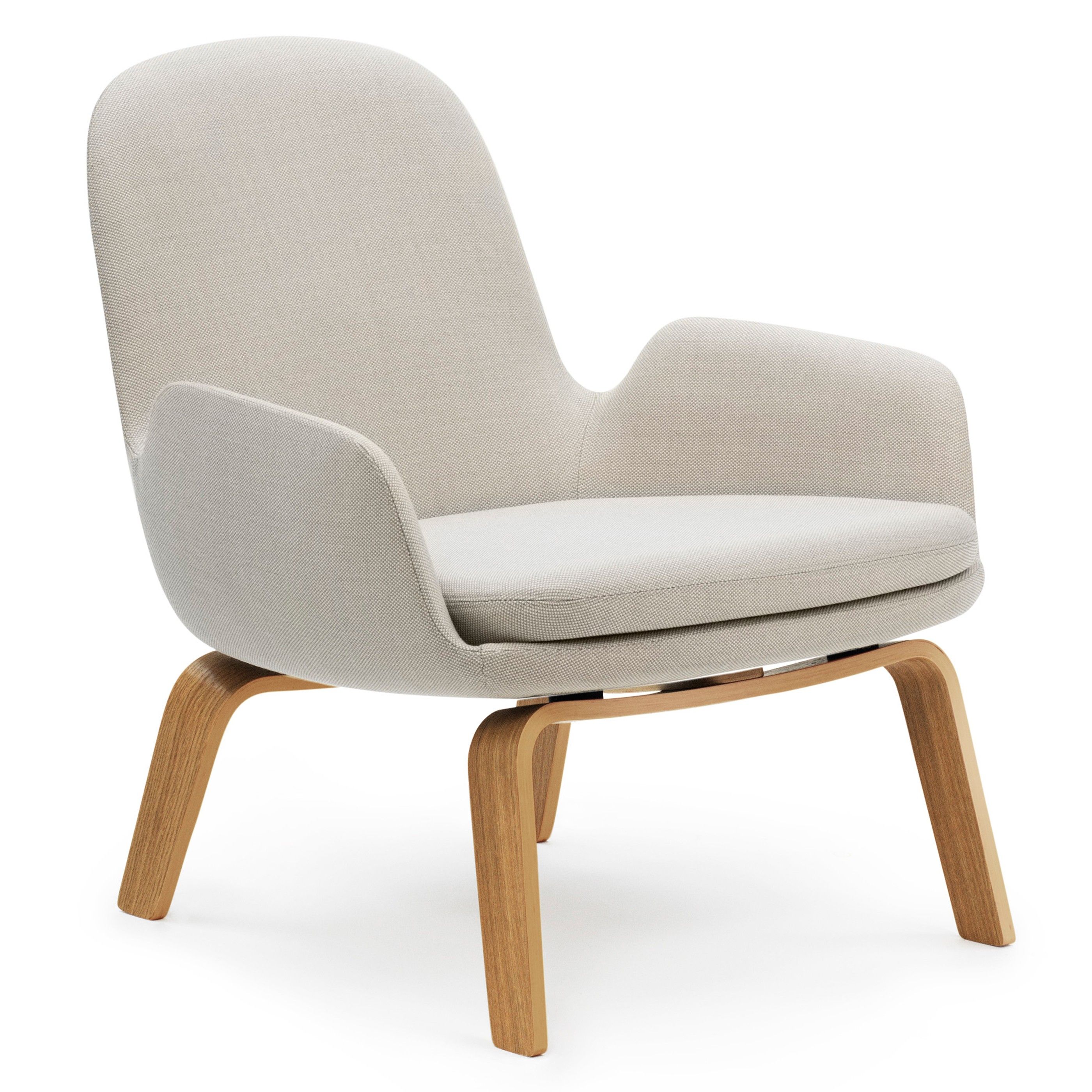 Normann copenhagen era lounge chair low loungestoel met verchroomd ... Lounge bruin roze