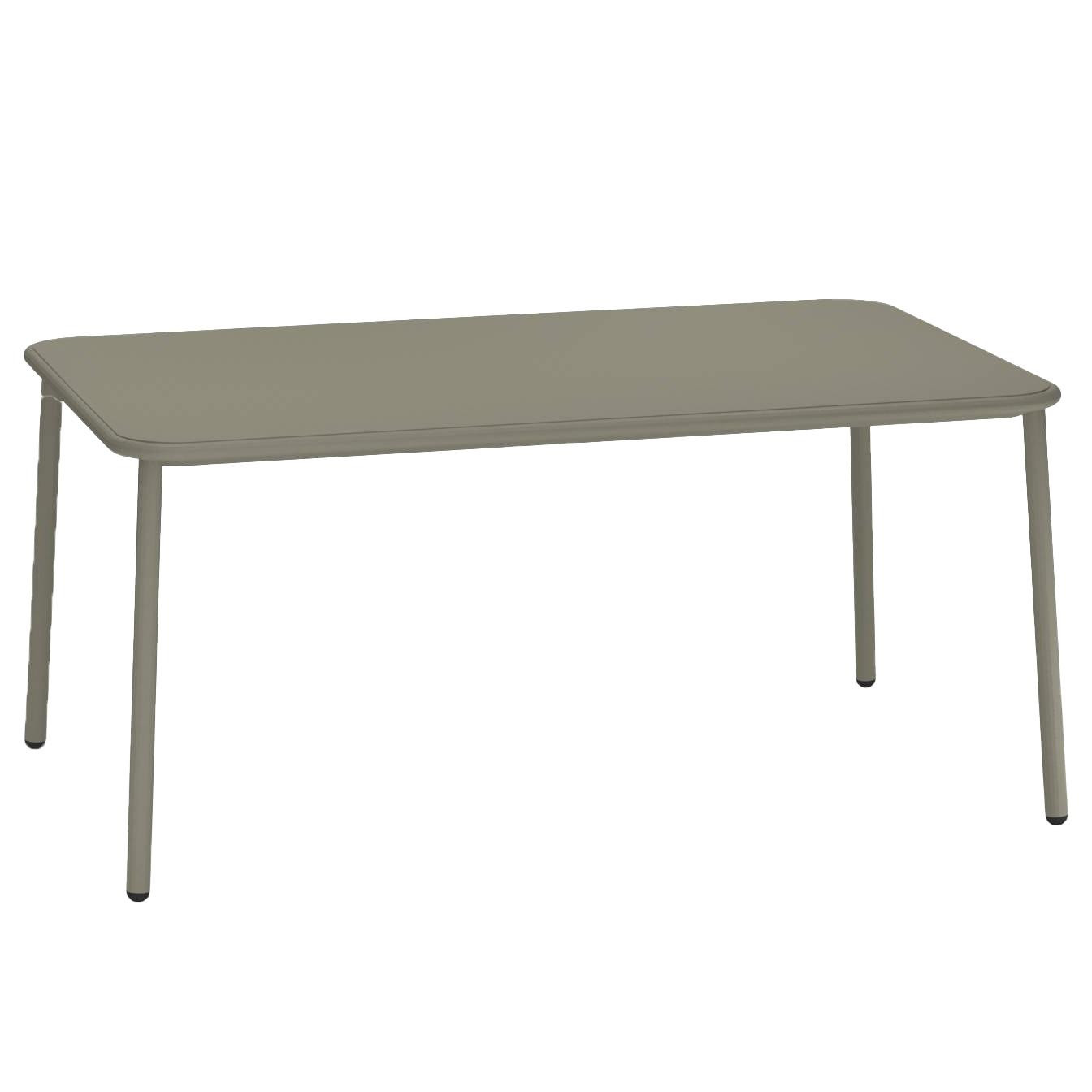 weggooien maaien liefde Emu Yard Table Aluminium tuintafel 160x98 Grijs/Groen | Flinders