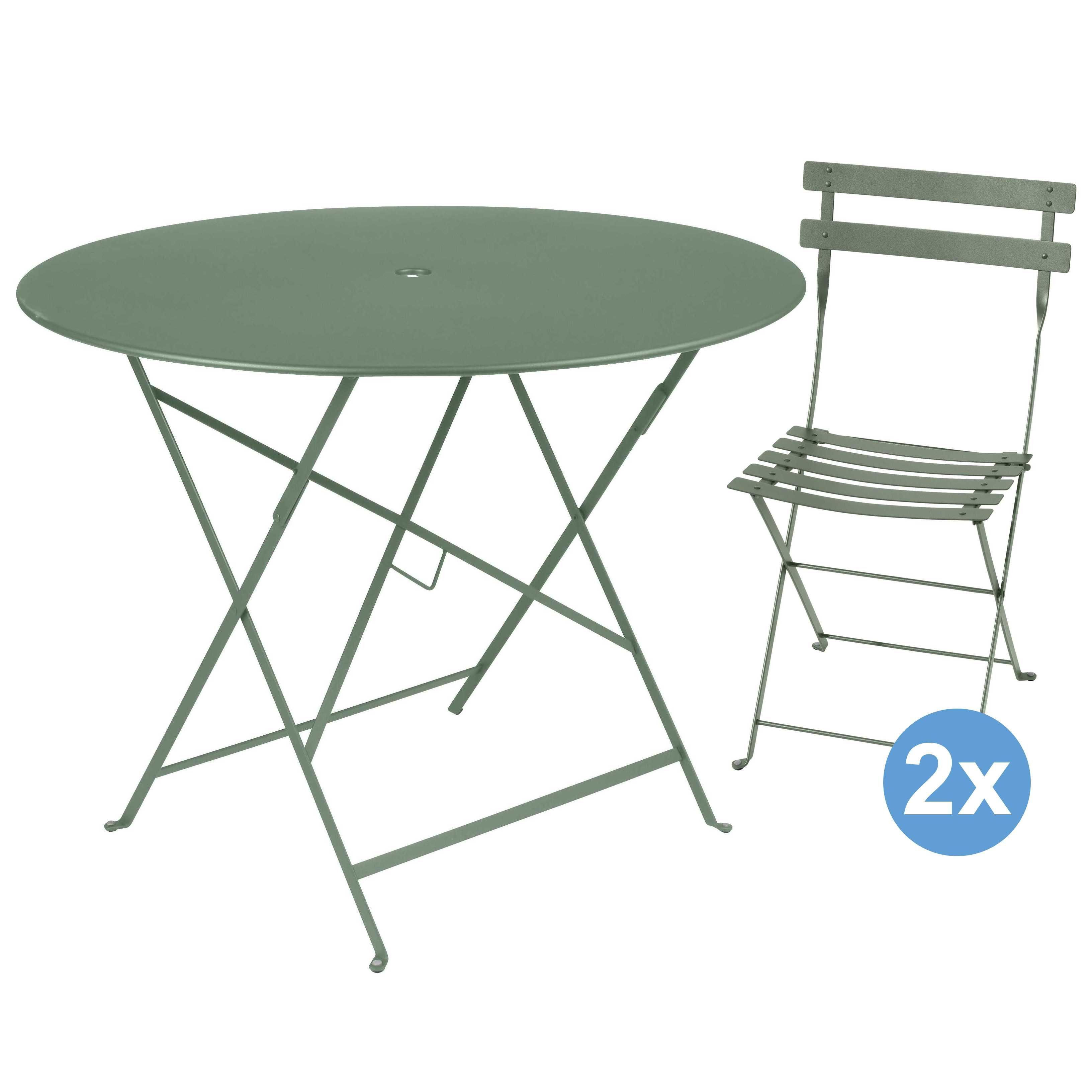 Fermob Bistro tuinset 96 tafel + 2 stoelen | Flinders