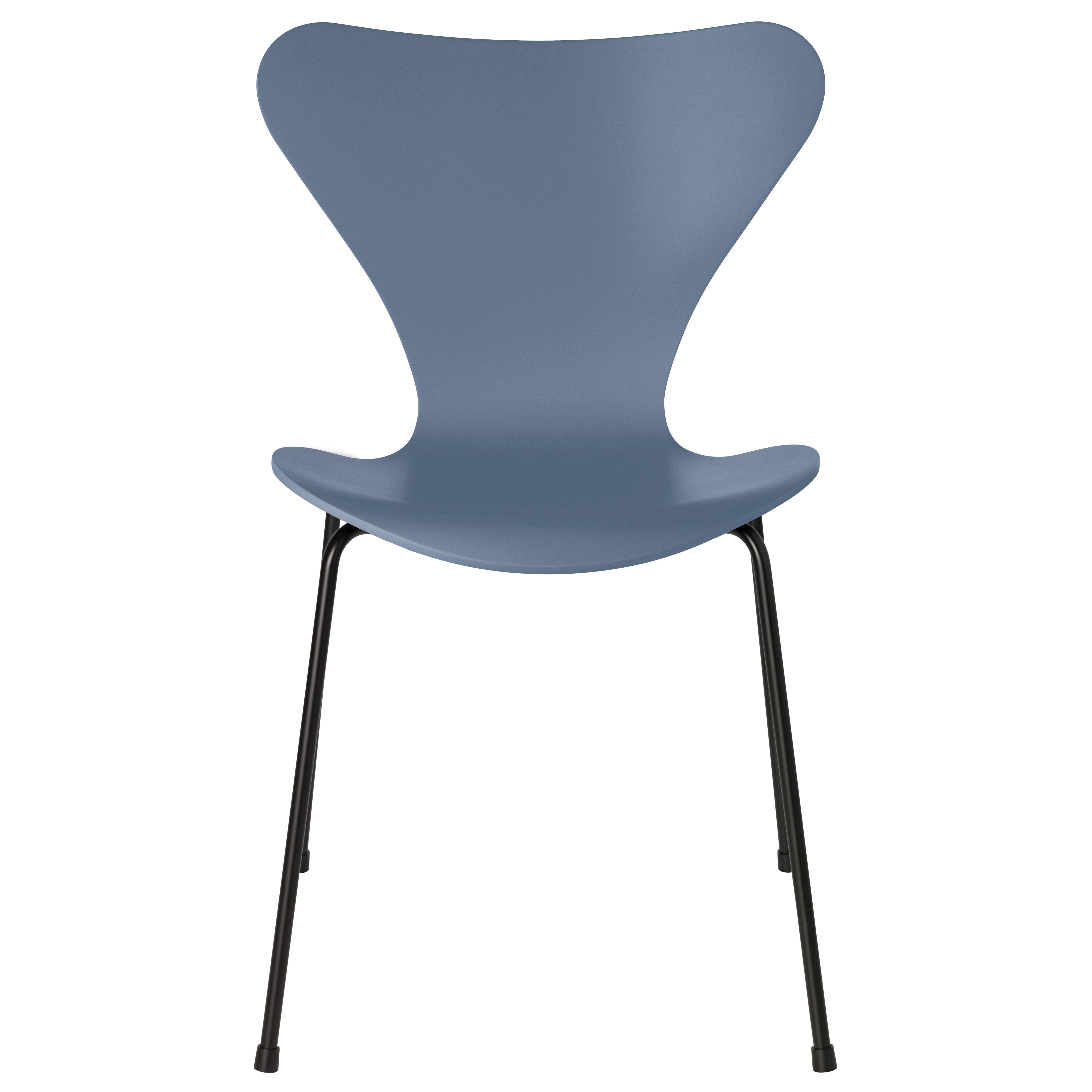 Fritz Hansen Vlinderstoel stoel zwart, lacquered dusk blue | Flinders
