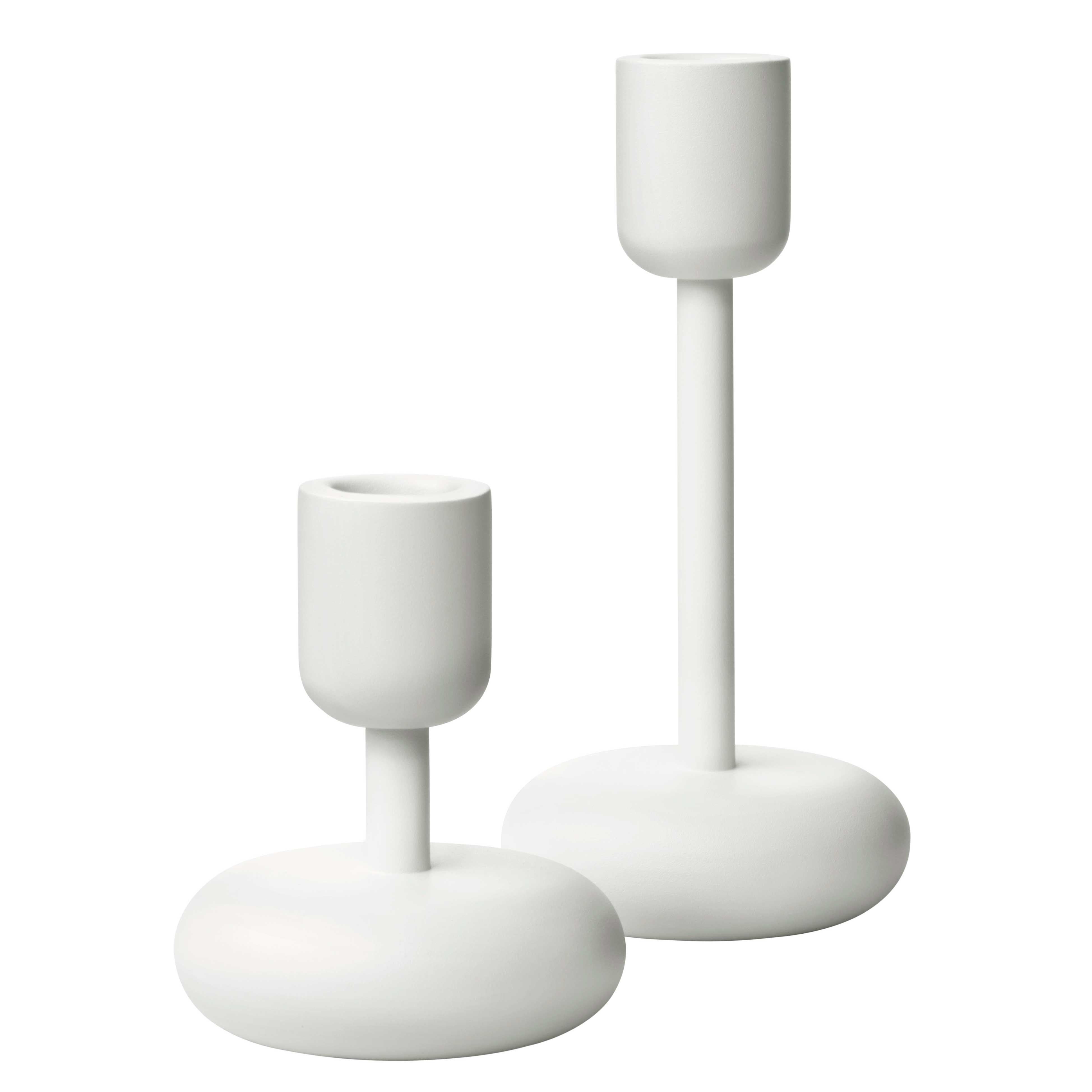 Iittala Nappula kandelaar set van 2 wit | Flinders