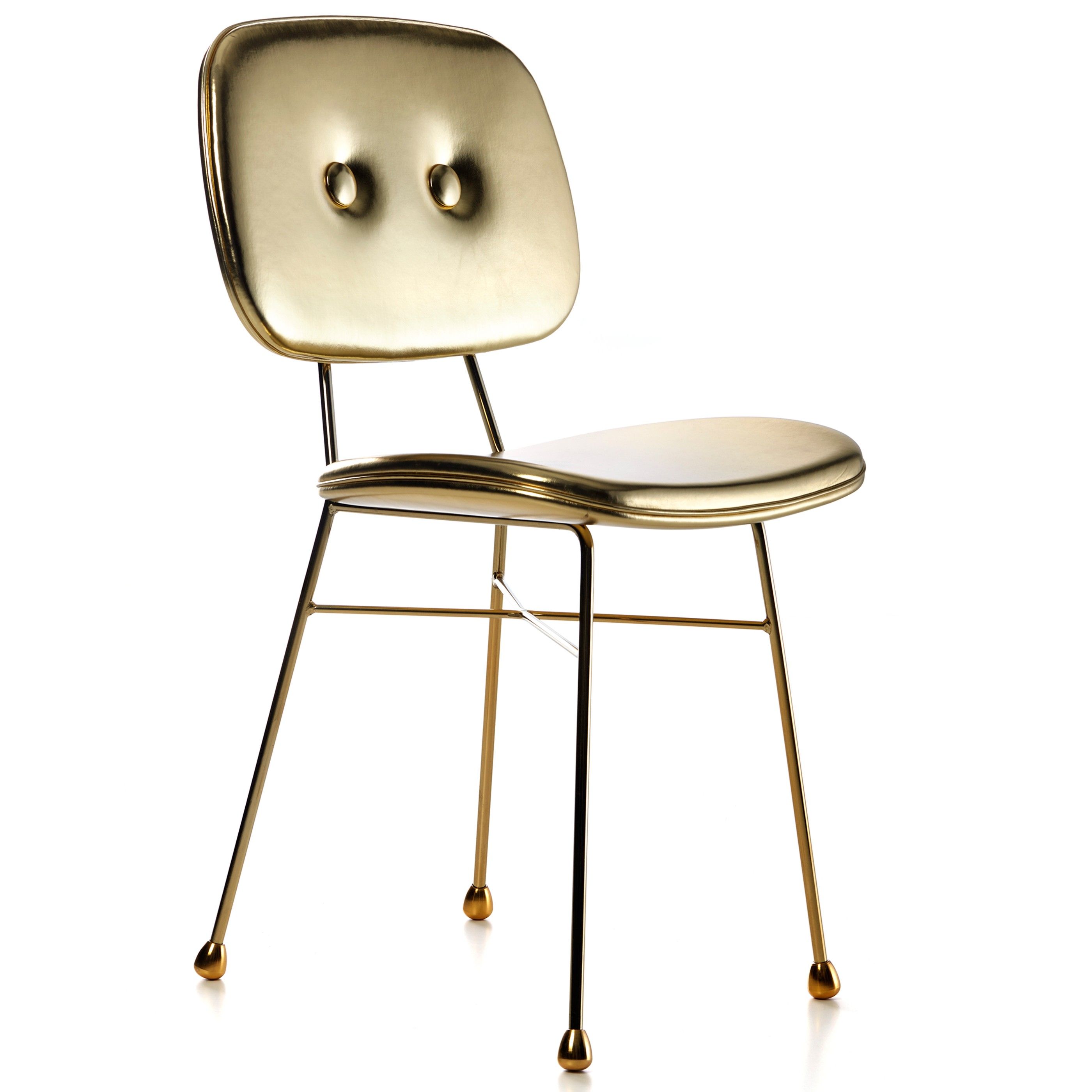 Moooi The Golden Chair eetkamerstoel glanzend goud | Flinders