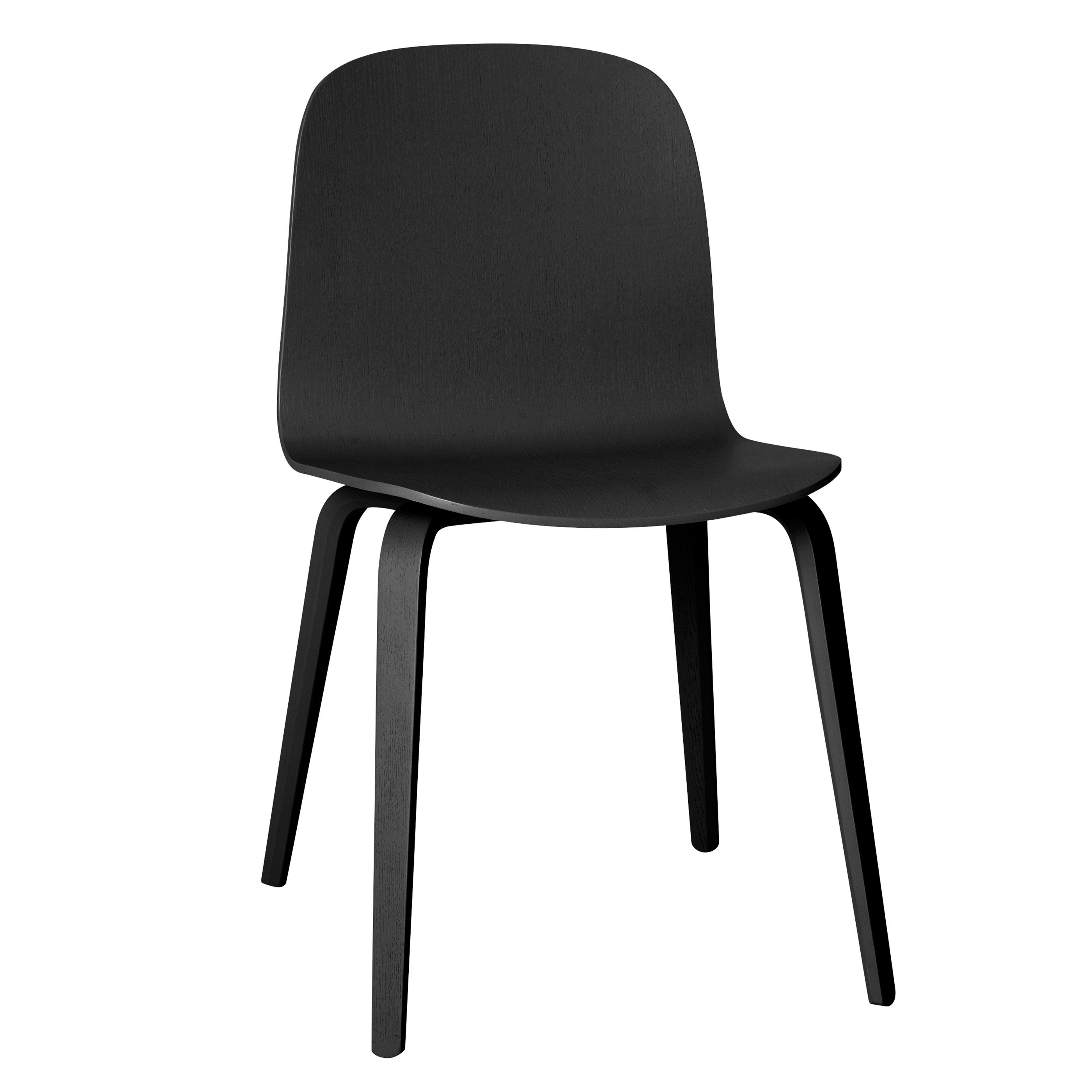 Muuto Visu Wood stoel zwart | Flinders