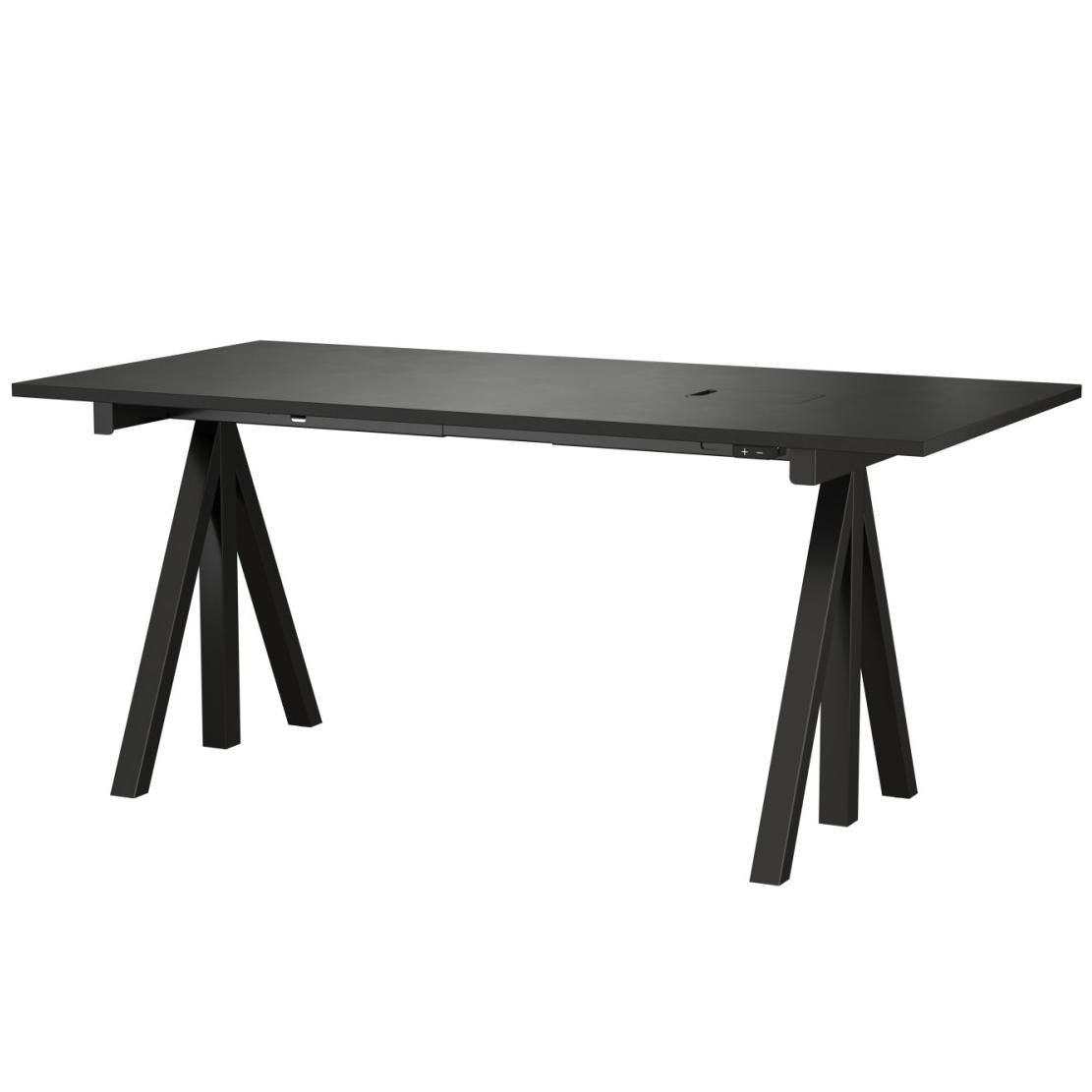 String Furniture Work Desk bureau 160 hoogte verstelbaar zwart | Flinders