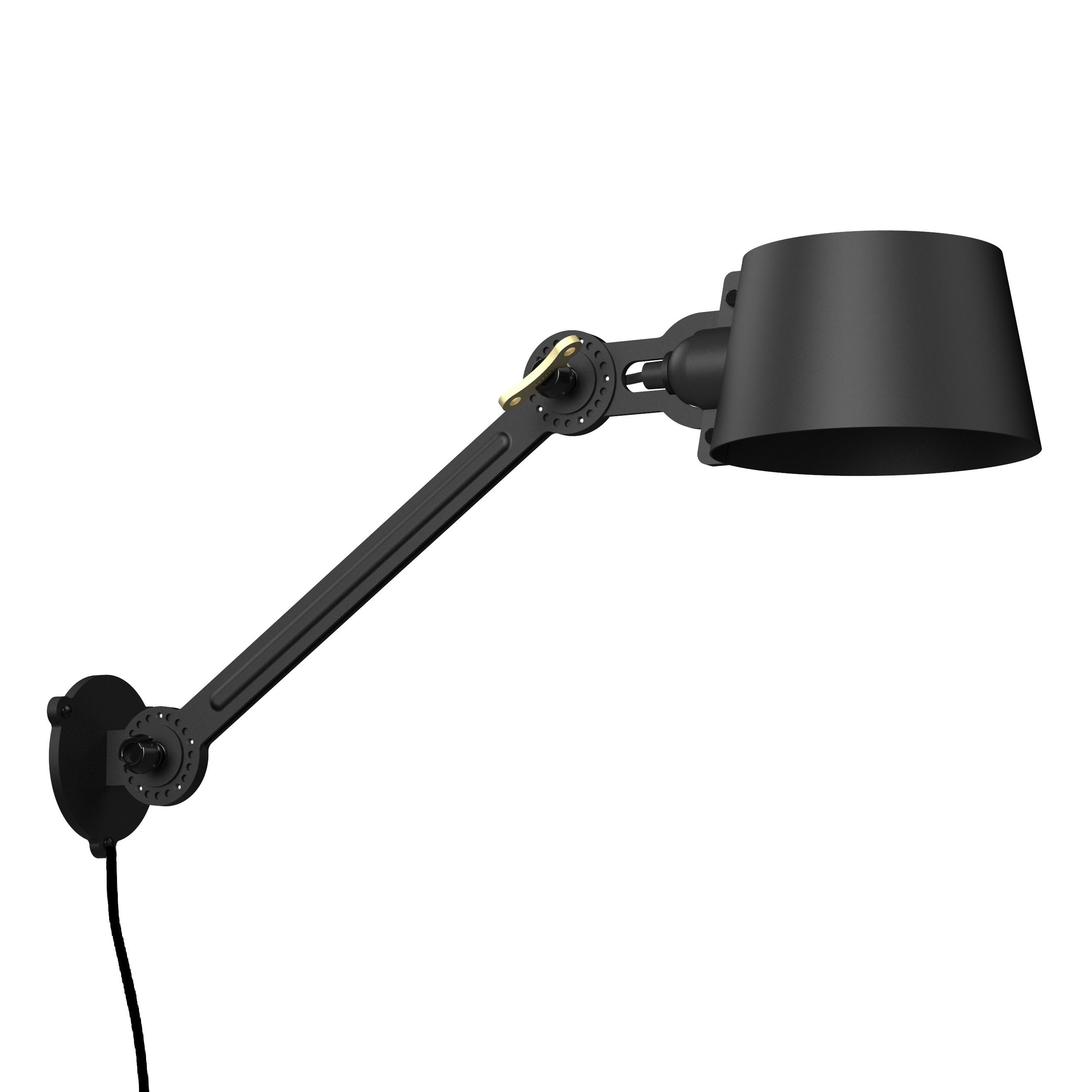 Tonone Bolt Sidefit wandlamp met stekker Smokey Black | Flinders