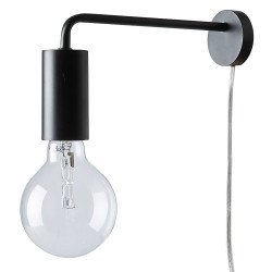 eetlust Onderdrukken mixer Frandsen Cool wandlamp zwart | Flinders