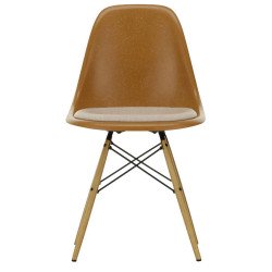 Vitra Eames DSW stoel fiberglass vast zitkussen ivory, Parchement | Flinders