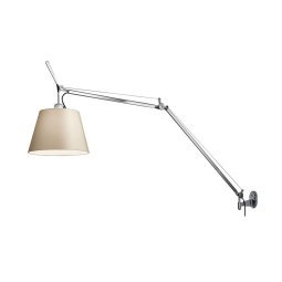 Tolomeo Mega wandlamp retrofit dimmer alu perkament 32