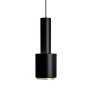 Aalto A110 hanglamp Ø16 zwart, messing ring