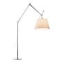 Tolomeo Mega Terra booglamp LED 2700K retro snoerdimmer alu perkament 42