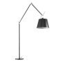 Tolomeo Mega Terra booglamp LED 3000K toetsdimmer zwart 36