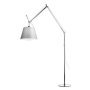 Tolomeo Mega Terra booglamp retrofit dimmer alu grijs satijn 32