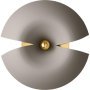 Cycnus wandlamp 45 taupe/goud