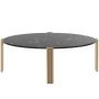 Tribus ovaal salontafel black/light sand