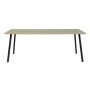 Oval eettafel 230x100 rechthoek olive 