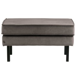 Rodeo velvet hocker taupe