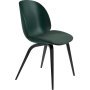 Beetle Wood stoel met zitkussen groen