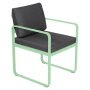 Bellevie Dining Armchair tuinstoel kussen antraciet Opaline Green