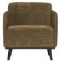 Statement fauteuil met arm rib rock