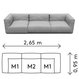 Grow loungebank B cloud