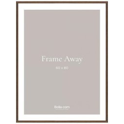 Frame Away 60x80 walnoot