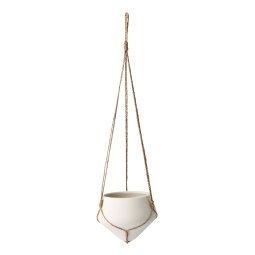 Grove bloempot hangend Ivory