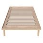 Elton bed 90x200 wit geolied eiken