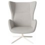 Solo fauteuil tone in tone White / Memory Grey White