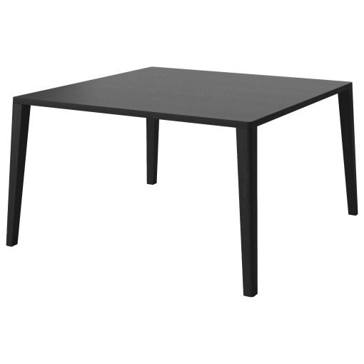 Graceful eettafel 130x130 zwart