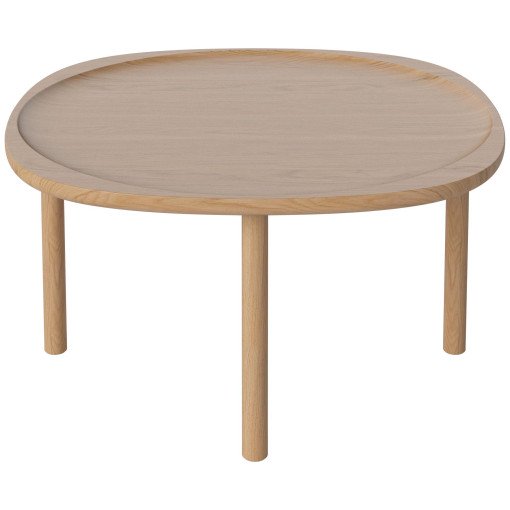 Trace salontafel Ø75 H38 naturel geolied eiken