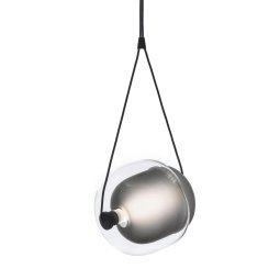 Capsula Single hanglamp Ø29.5 LED transparant - rookgrjis