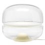 Macaron vloerlamp transparant - onyx wit