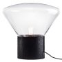 Muffins 02 vloerlamp transparant - zwart eiken