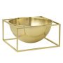 Kubus Bowl Centerpiece schaal large Ø23 goud