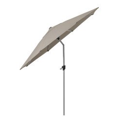 Sunshade parasol 300 kantelbaar taupe houtlook