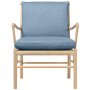 OW149 Colonial Chair fauteuil gezeept eiken rewool 768