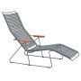 Click Sunlounger ligstoel dark grey