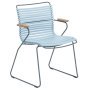 Click Armchair tuinstoel dusty light blue