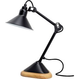 Lampe Gras N207 bureaulamp Zwart conisch