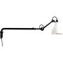 Lampe Gras N203 wandlamp wit met koper