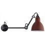 Lampe Gras N204 L40 Single wandlamp rood