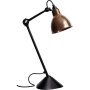 Lampe Gras N205 bureaulamp ruw koper