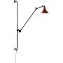 Lampe Gras N214 wandlamp rood