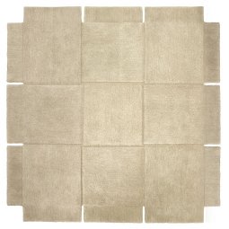 Basket vloerkleed 180x180 beige