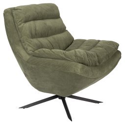 Vince fauteuil draaifauteuil groen