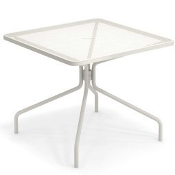 Cambi tuintafel 90x90 Matt White