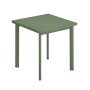 Star Square tafel 70x70 military groen