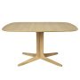 Corto eettafel 150x150 naturel