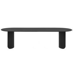 Plateau eettafel 280x95 zwart